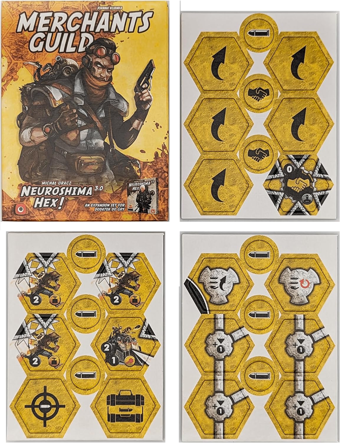 Neuroshima Hex 3.0 Merchants Guild by Portal Games, Strategy Board Game