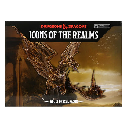 Wizkids D&D Icons of The Realms - Statuetta per adulti in ottone, 30 cm