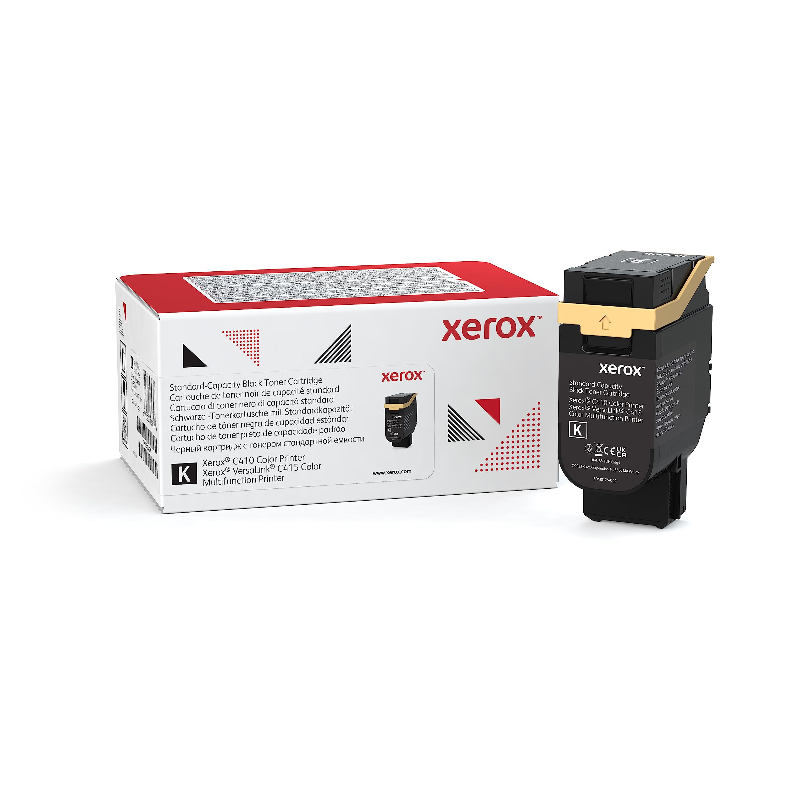 Xerox Genuine C410 Black Standard Capacity Toner Cartridge (2,400 Pages) -006R04677 (USE & Return