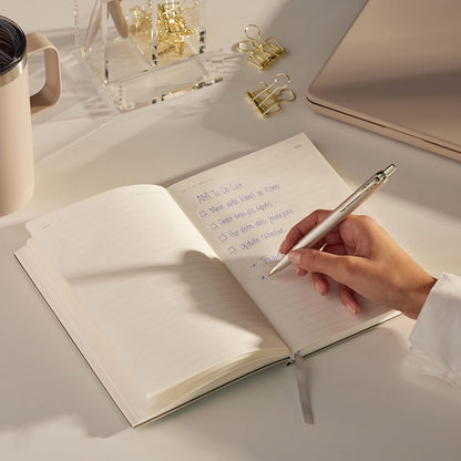 PARKER IM Monochrome Ballpoint Pen | Champagne Finish and Trims | Medium Point | Blue Ink | Gift Box