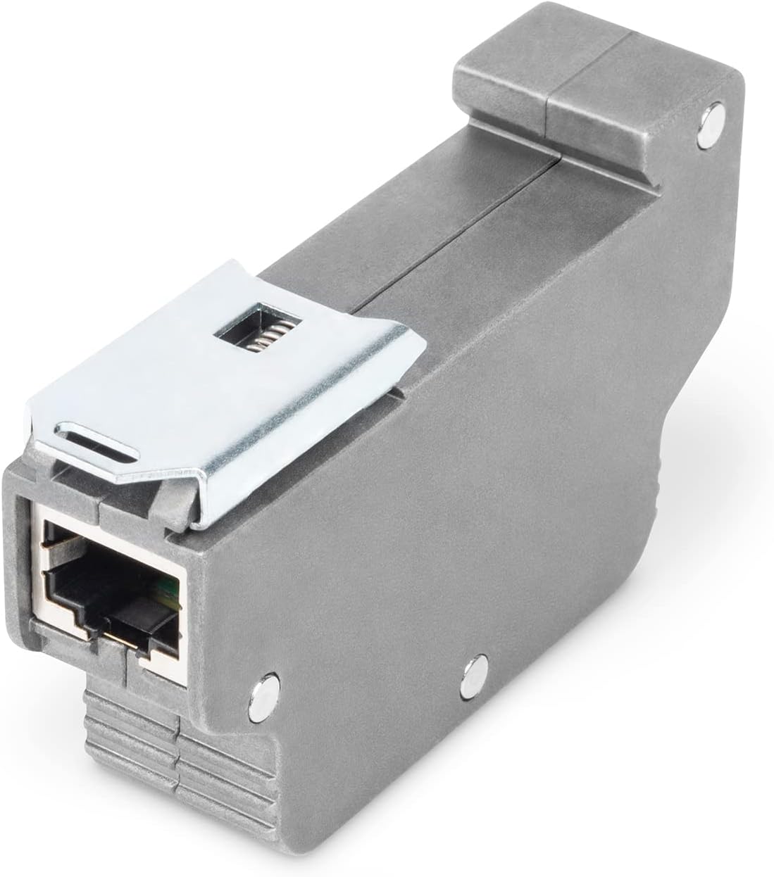 DIGITUS PoE protección contra sobretensiones - hasta 10 kV - 2X Puerto RJ45 - PoE++ - Montaje en Carril DIN - Clase de protección IP40-10/100/1000Mbps