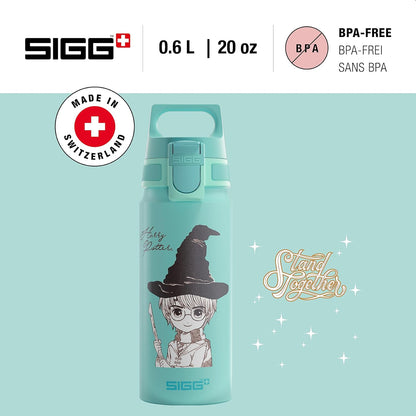 Sigg - Aluminium Kids Water Bottle - WMB ONE - Suitable For Carbonated Beverages - Leakproof - Lightweight - BPA Free - Climate Partner Certified - 0.6L