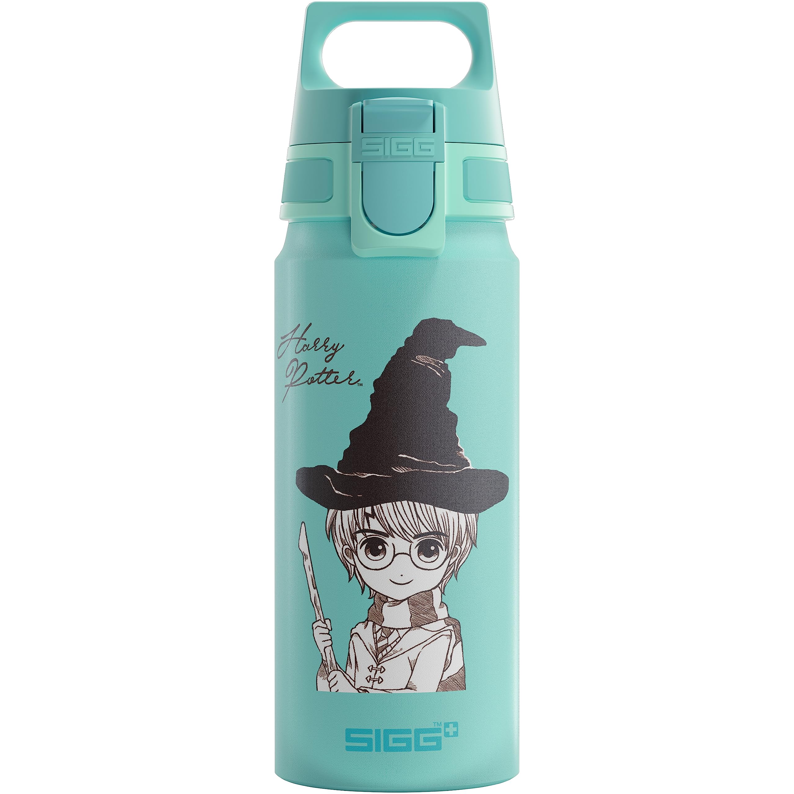 Sigg - Aluminium Kids Water Bottle - WMB ONE - Suitable For Carbonated Beverages - Leakproof - Lightweight - BPA Free - Climate Partner Certified - 0.6L