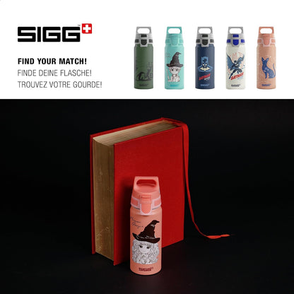 Sigg - Aluminium Kids Water Bottle - WMB ONE - Suitable For Carbonated Beverages - Leakproof - Lightweight - BPA Free - Climate Partner Certified - 0.6L
