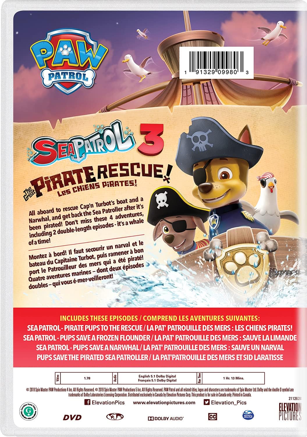PAW Patrol: Sea Patrol Vol. 3 - The Great Pirate Rescue!