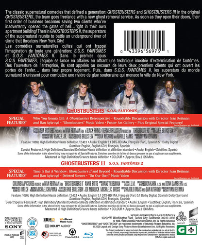 Ghostbusters / Ghostbusters Ii - Set  (bilingual