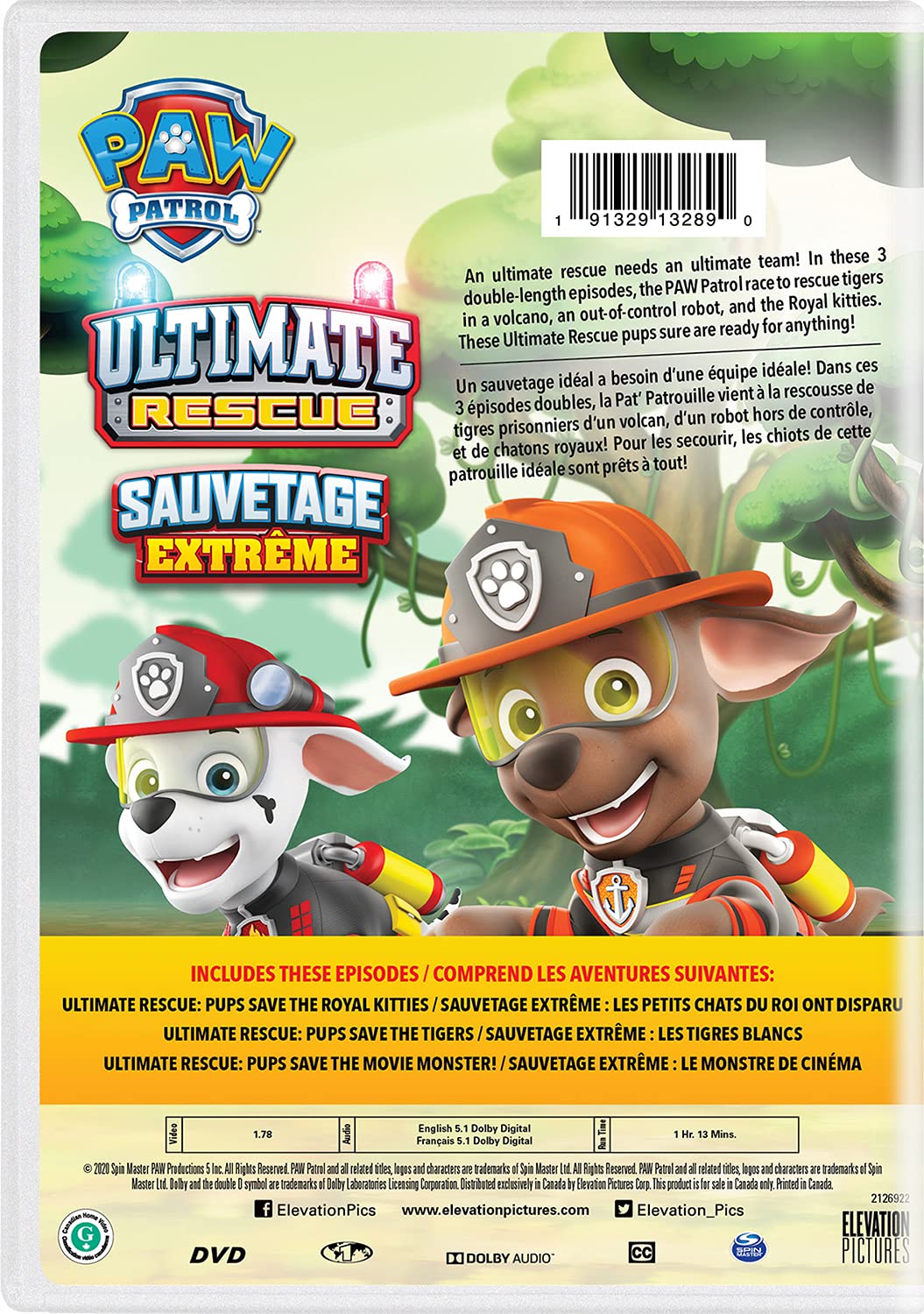PAW Patrol: Ultimate Rescue DVD