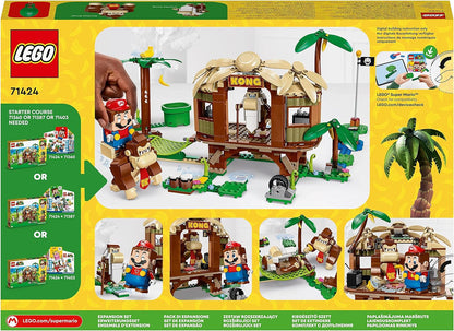 LEGO 71424 Super Mario Set de Expansión Casa del Árbol de Donkey Kong, Juguete de Construcción con 2 Figuras de Personajes para Usar con un Pack Inicial, Regalo para Niños y Niñas A Partir de 8 Años