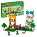 LEGO 21249 Minecraft De Crafting-box 4.0 2in1 Set, Bouw de Riviertoren of het Kattenparadijs, met Minifiguren van Personages Alex en Steve & Creeper en Zombie Mobs figuren, Cadeau voor Kinderen 21249