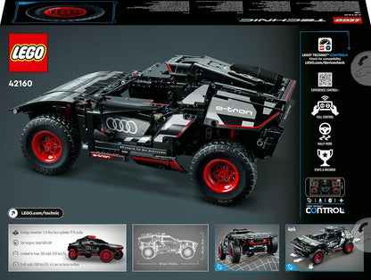 LEGO Technic Audi RS Q E-Tron, Macchina Telecomandata da Rally, Modellino di Auto Fuoristrada Dakar con App CONTROL+ da Costruire, Giocattoli per Ragazzi, Ragazze e Fan da 10 Anni, Idea Regalo 42160
