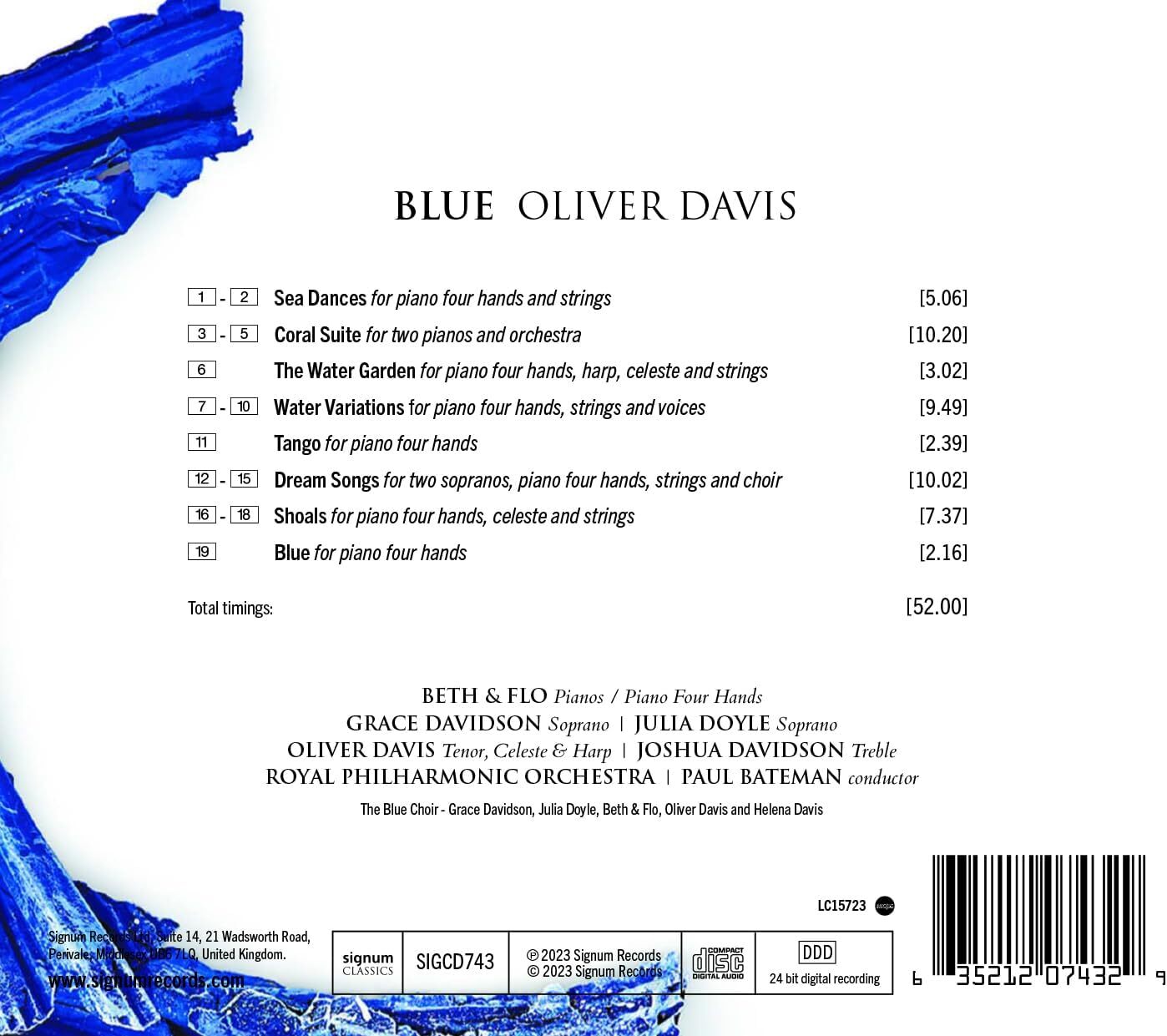 Oliver Davis: Blue