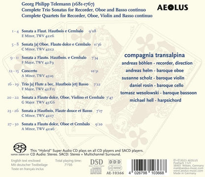 Telemann: Trio Sonatas & Quartets