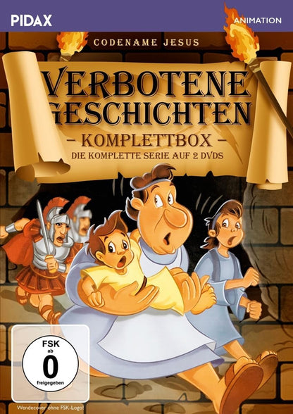 Verbotene Geschichten (Codename Jesus) - Komplettbox / Die komplette 13-teilige Serie, incl. Special DAS WEIHNACHTSWUNDER (Pidax Animation)