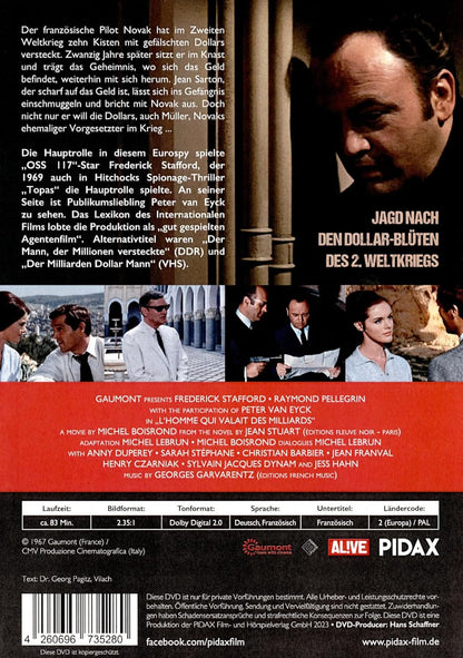 Der goldene Schlüssel (L'homme qui valait des milliards) / Spannender Thriller mit Starbesetzung (Pidax Film-Klassiker
