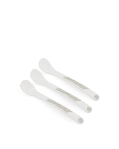 Twistshake Feeding Spoon, White, 6+ Months, 3-Piece