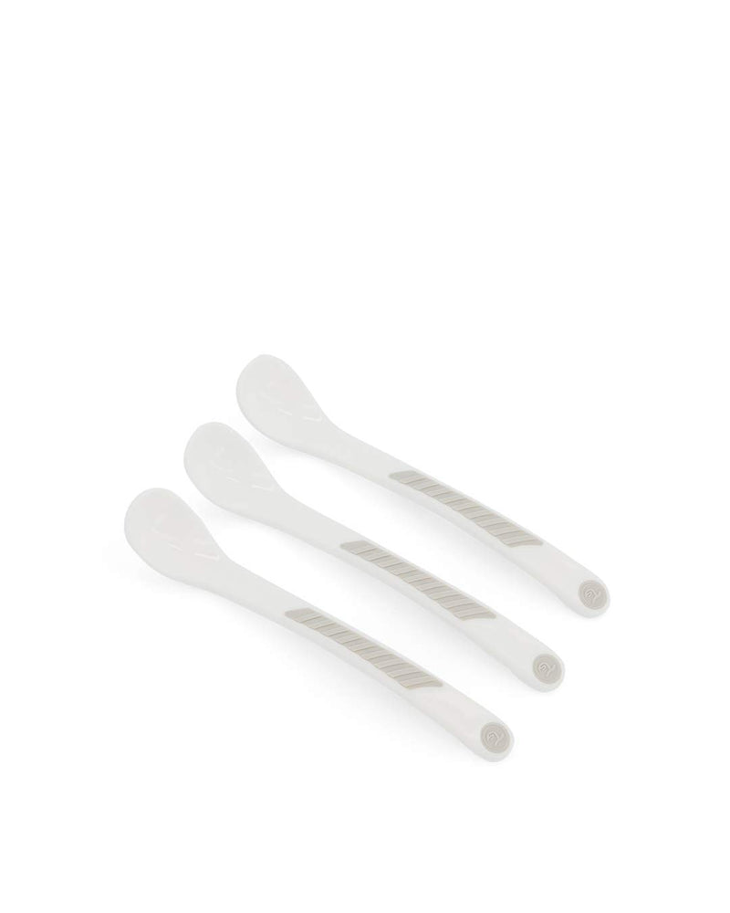 Twistshake Feeding Spoon, White, 6+ Months, 3-Piece