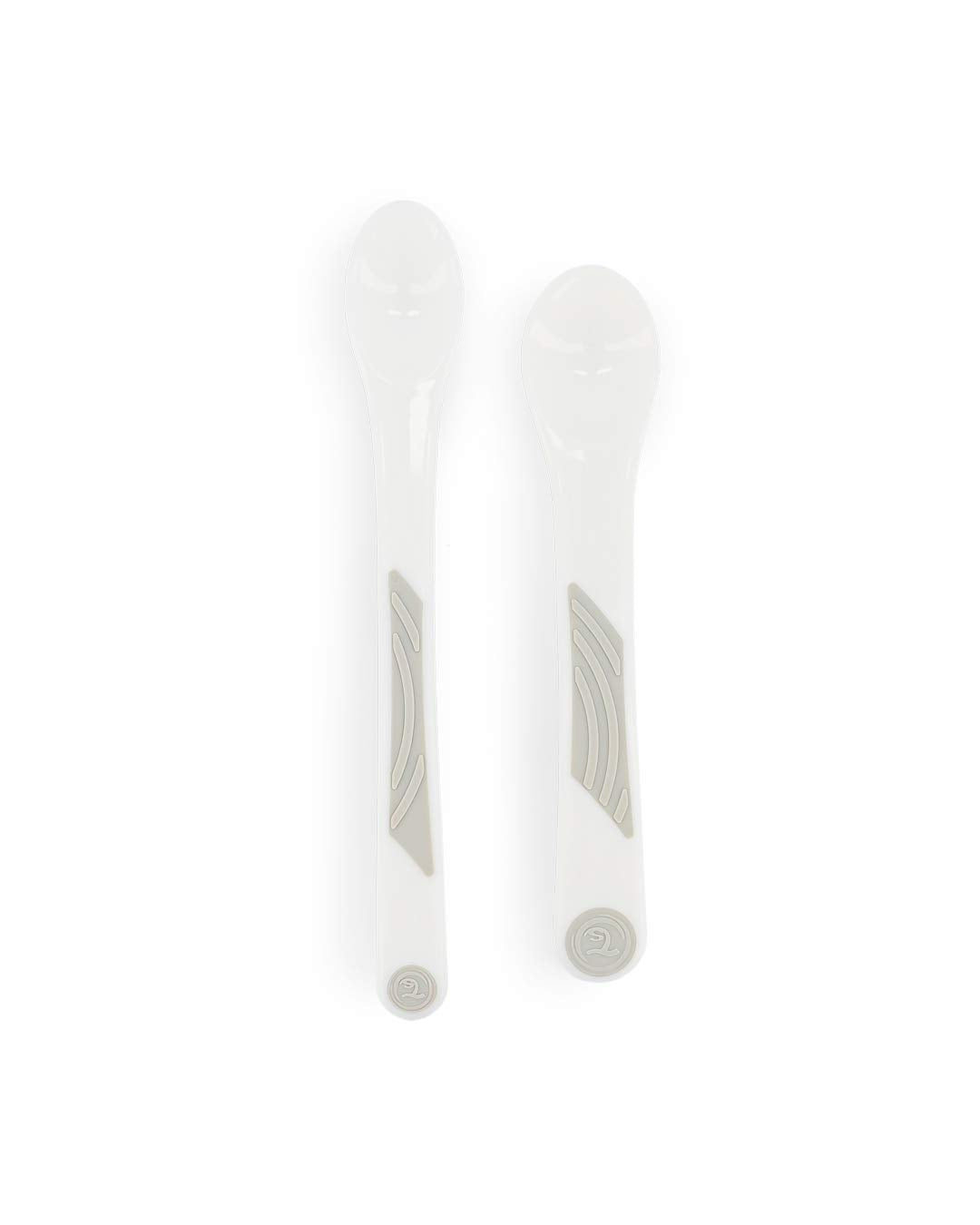 Twistshake Feeding Spoon Set, White, 6+ Months, 2-Piece White 6+ months