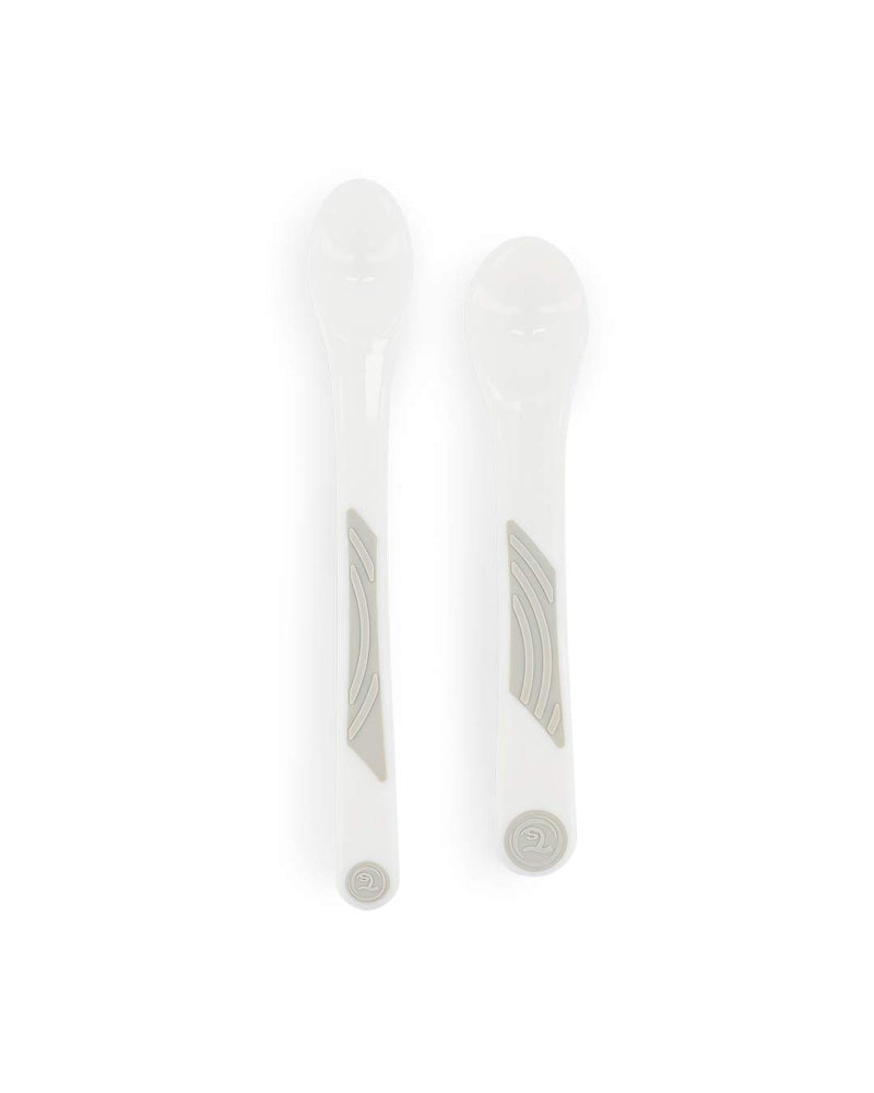Twistshake Feeding Spoon Set, White, 6+ Months, 2-Piece White 6+ months