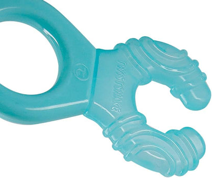 Twistshake Verkoelende Bijtringen voor 2+ maanden Baby, Bijtspeelgoed Masseert en Kalmeert Tandvlees Gevuld met Water, BPA Vrij, Pastel Blauw