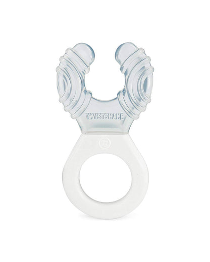 Twistshake Teether for Baby Infant, Cooling Teething Ring, BPA BPF BPS Free, 2+ Months, White