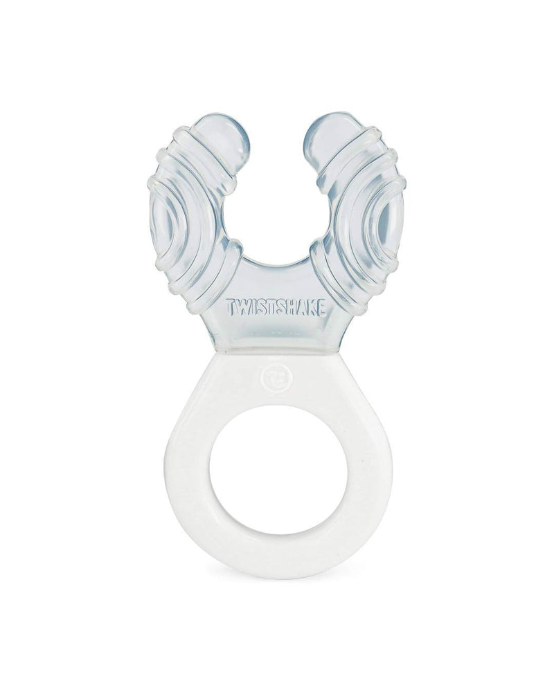 Twistshake Teether for Baby Infant, Cooling Teething Ring, BPA BPF BPS Free, 2+ Months, White