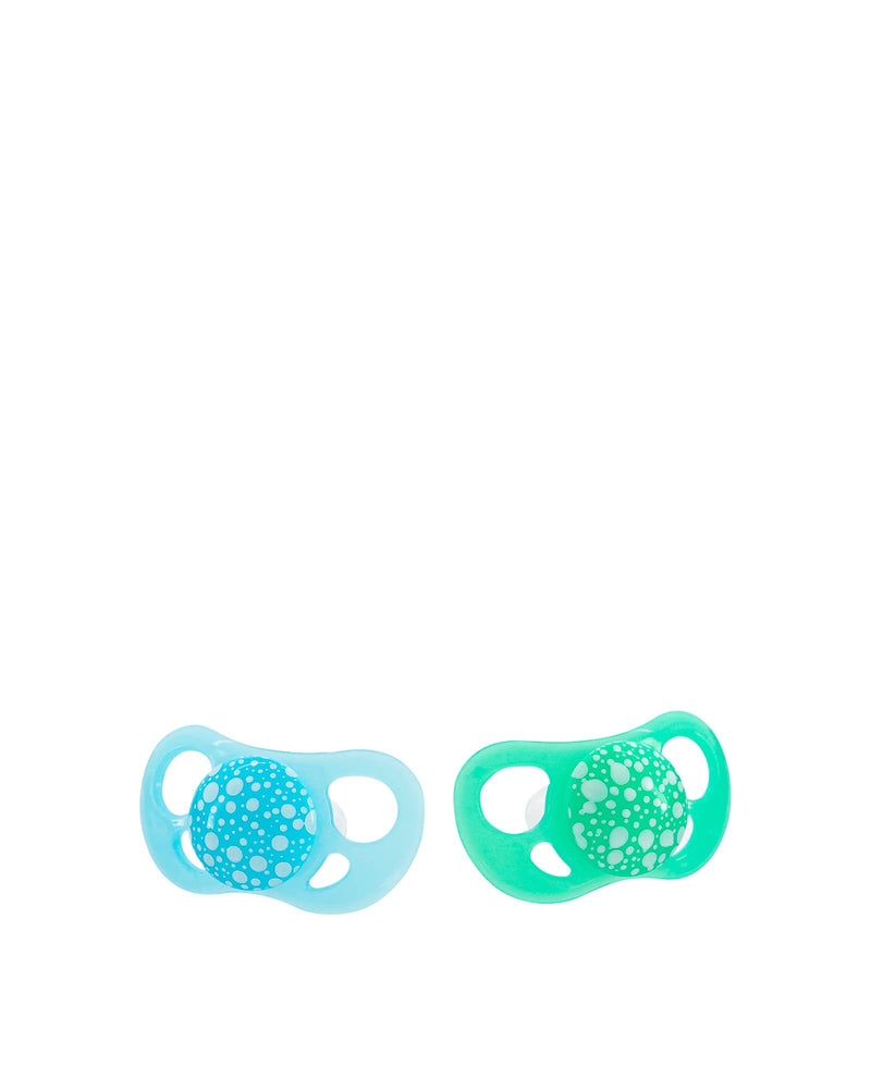 Twistshake 2X Orthodontic Pacifier, Baby Infant Soother, BPA, BPF, BPS Free, 6+ Months, Pastel Blue/Pastel Green Pastel Blue Green 6+ Months