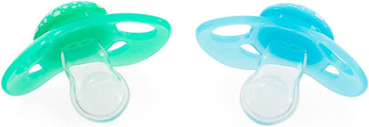Twistshake 2X Orthodontic Pacifier, Baby Infant Soother, BPA, BPF, BPS Free, 6+ Months, Pastel Blue/Pastel Green Pastel Blue Green 6+ Months