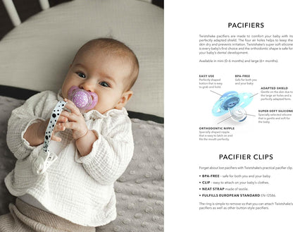Twistshake 2X Orthodontic Pacifier, Baby Infant Soother, BPA, BPF, BPS Free, 6+ Months, Pastel Blue/Pastel Green Pastel Blue Green 6+ Months