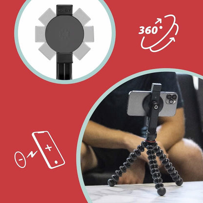 JOBY GripTight Mount for MagSafe Super Fast Phone Mount, Mobile Phone Holder, Desk Accessories, Compatible with iPhone 12, 13 and 14