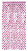 Smiffys Heart Foil Curtain Backdrop, Pink 190x91cm/ 74x36in, Party & Carnival Fancy Dress, Party Dress Up Party Goods