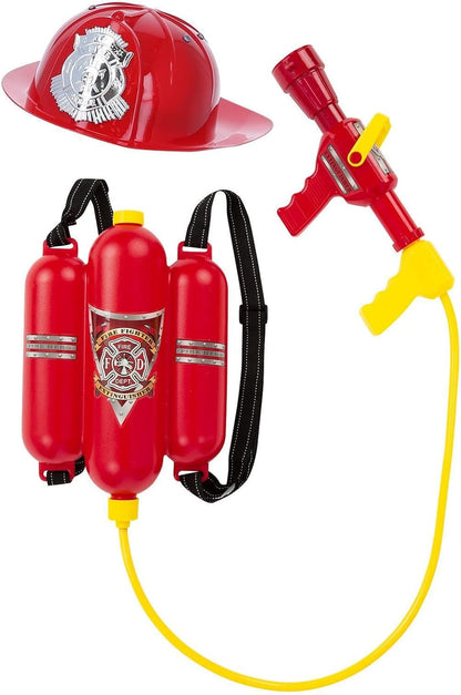 Smiffys 53096 Firefighter Super Soaker Kit, Unisex Children, Red, One Size