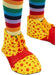 Smiffys Kids Clown Shoe Covers One Size Fits Sizes Up to UK Size 2, Boys Fancy Dress, Child Dress Up Accessories
