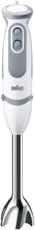 Braun House Hold mq5200 Hand Blender, Plastic, White/Grey MQ5200WH