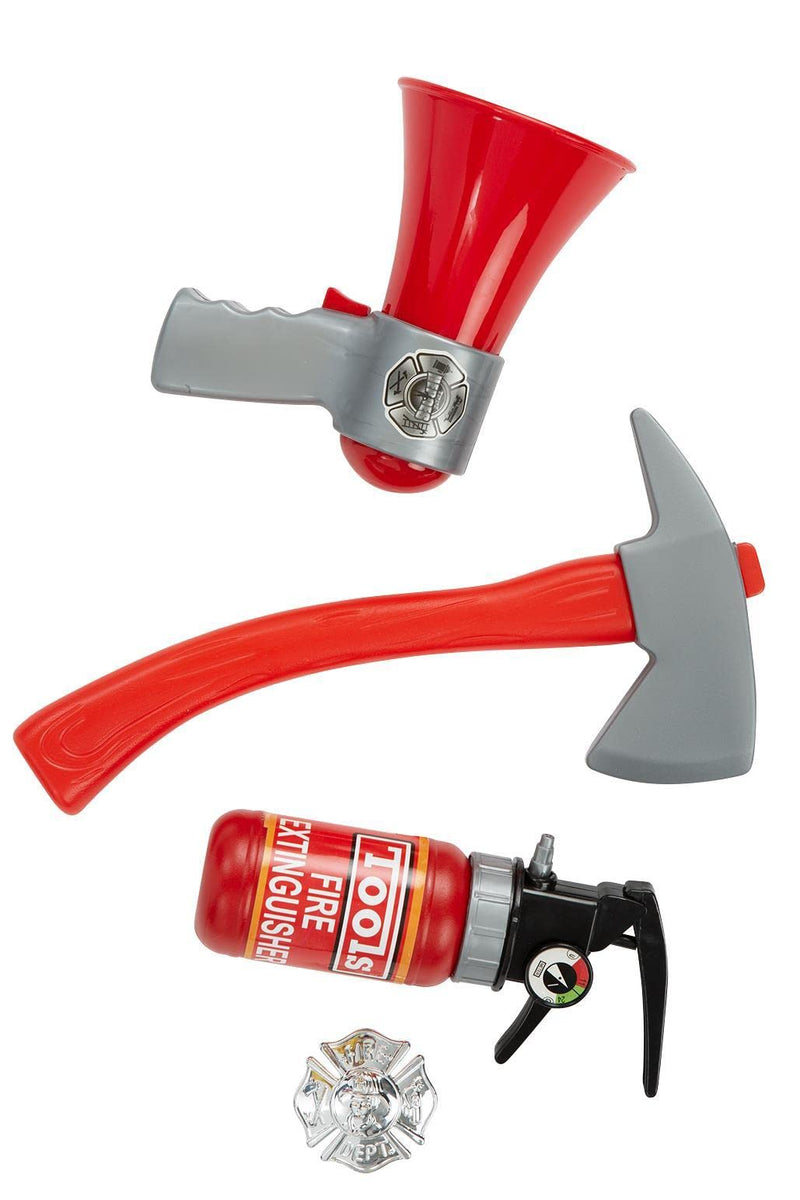 Smiffys 53097 Fire Fighter Toy Kit, Unisex Children, Red, One Size