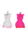 4``/10cm Light Up Squeezy Unicorn, 12pcs, in Display Box, Assorted Colours