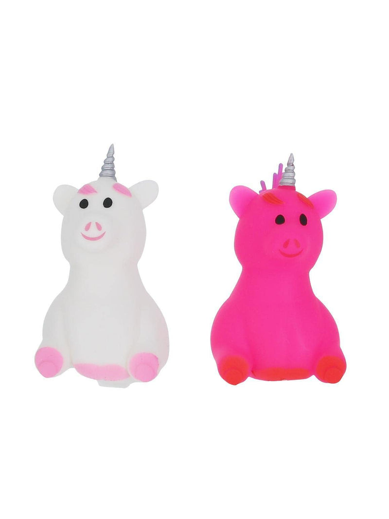 4``/10cm Light Up Squeezy Unicorn, 12pcs, in Display Box, Assorted Colours