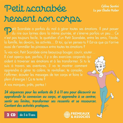Petit scarabée bouge son corps -Graines d'éveil pour bouger et vivre les émotions avec votre enfant-activités & histoires pour les enfants de 5 à 12 ans (French Edition)
