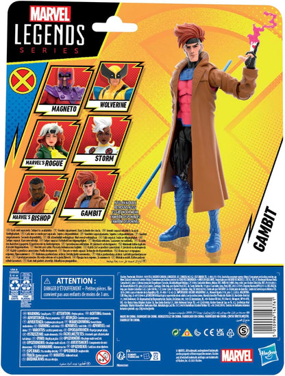 Hasbro Marvel Legends Series Gambit, X-Men '97 Marvel Legends Action-Figur (15 cm), Brown