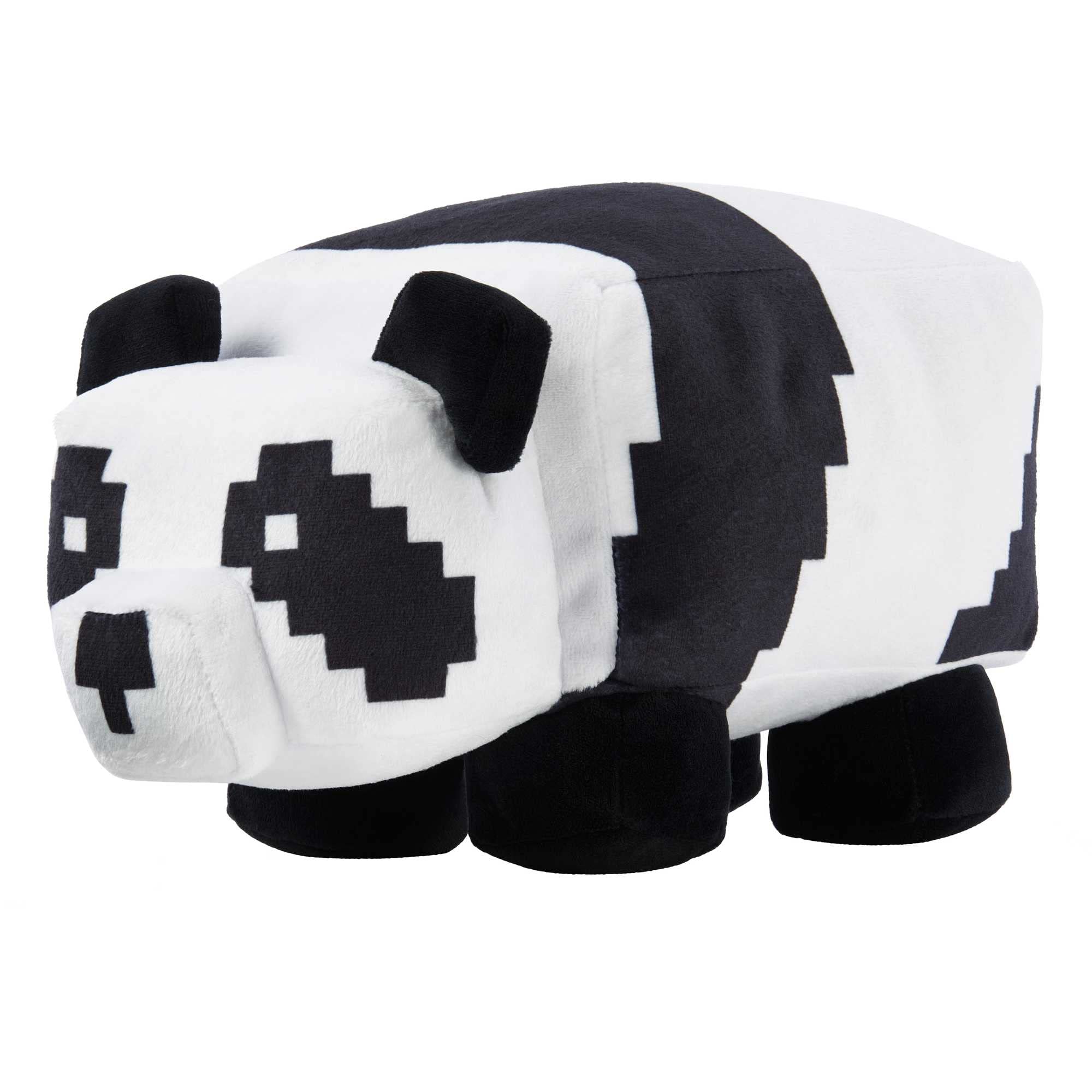 Minecraft Basic Panda Plush, Video-Game Character Soft Doll, Collectible Toy Gift for Ages 3 Years & Older