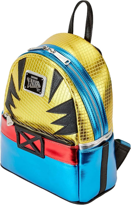 Marvel Metallic X-Men Wolverine Cosplay Mini Backpack One Size