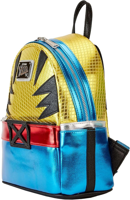 Marvel Metallic X-Men Wolverine Cosplay Mini Backpack One Size