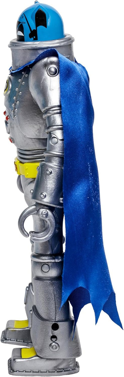McFarlane Toys DC Retro Robot Batman Action Figure - 6 Inch, Inspired by Batman 66' Comic, Articulated Design with 2 Jet Leg Attachments - Collectible Toy