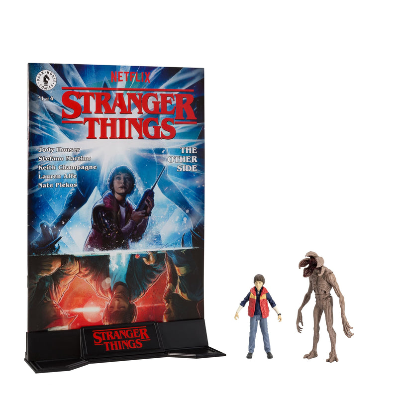 McFarlane - Stranger Things - Page Punchers 2pk - Will Byers and Demogorgon 3in Action Figures with Comic