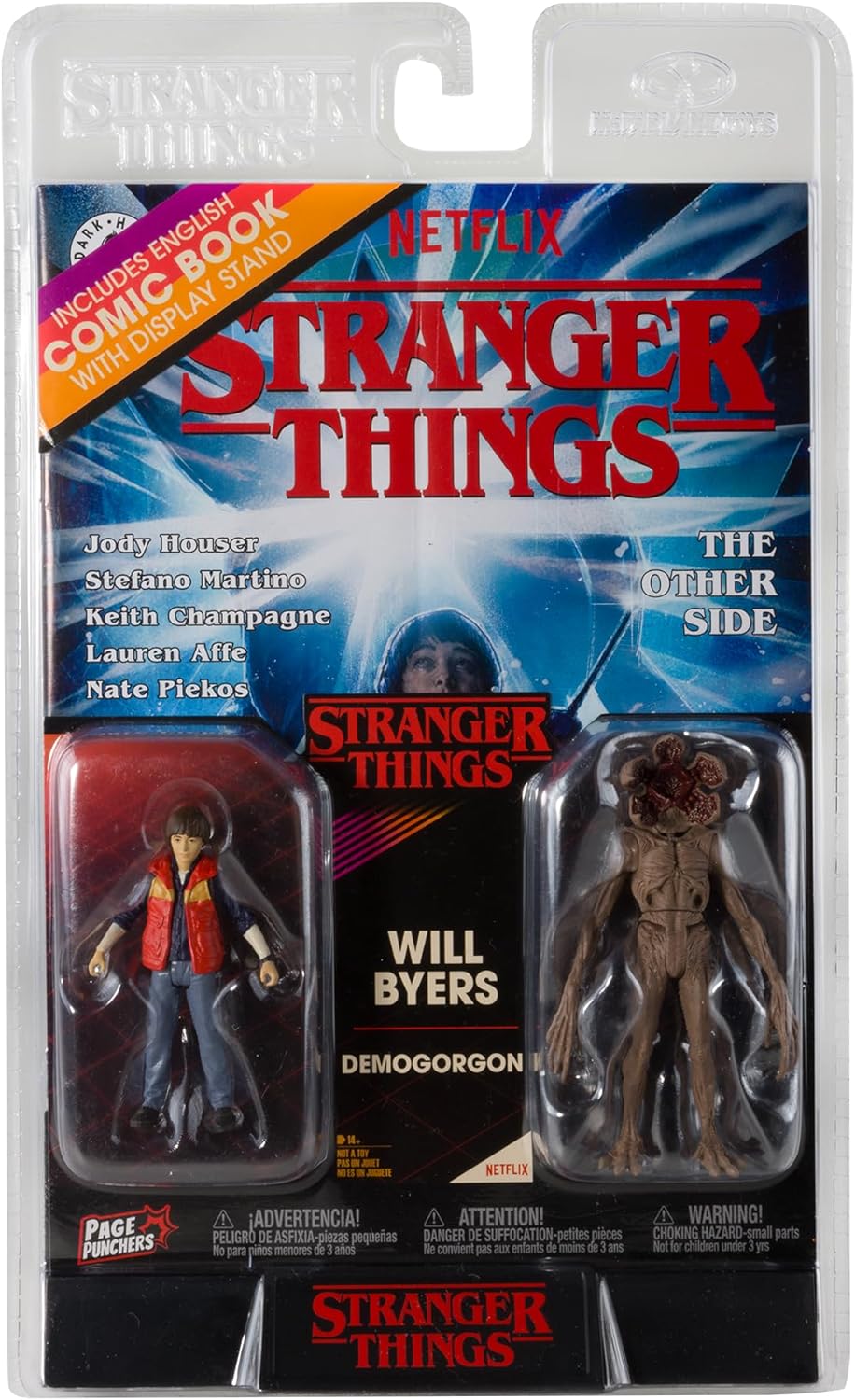 McFarlane - Stranger Things - Page Punchers 2pk - Will Byers and Demogorgon 3in Action Figures with Comic
