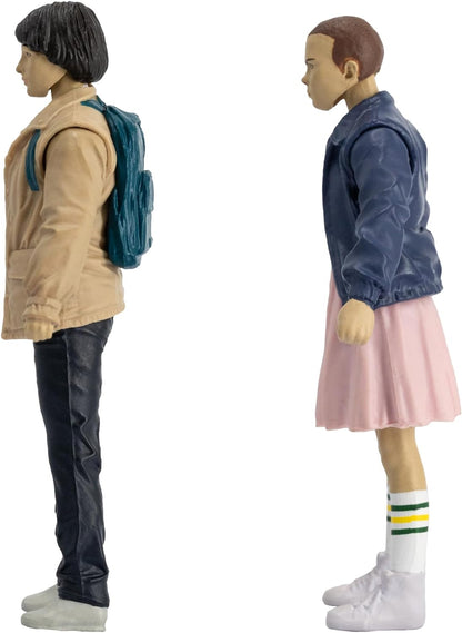 McFarlane Toys - Stranger Things Page Punchers, 2 Unidades, Figuras de acción de Eleven y Mike Wheeler de 3 Pulgadas con cómic