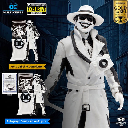 McFarlane Toys DC Multiverse The Joker Designed by Jason Fabok Sketch Edition Gold Label 7in Action Figure with Ultra Articulation, Exclusive Designer Box, Collectible Art Card