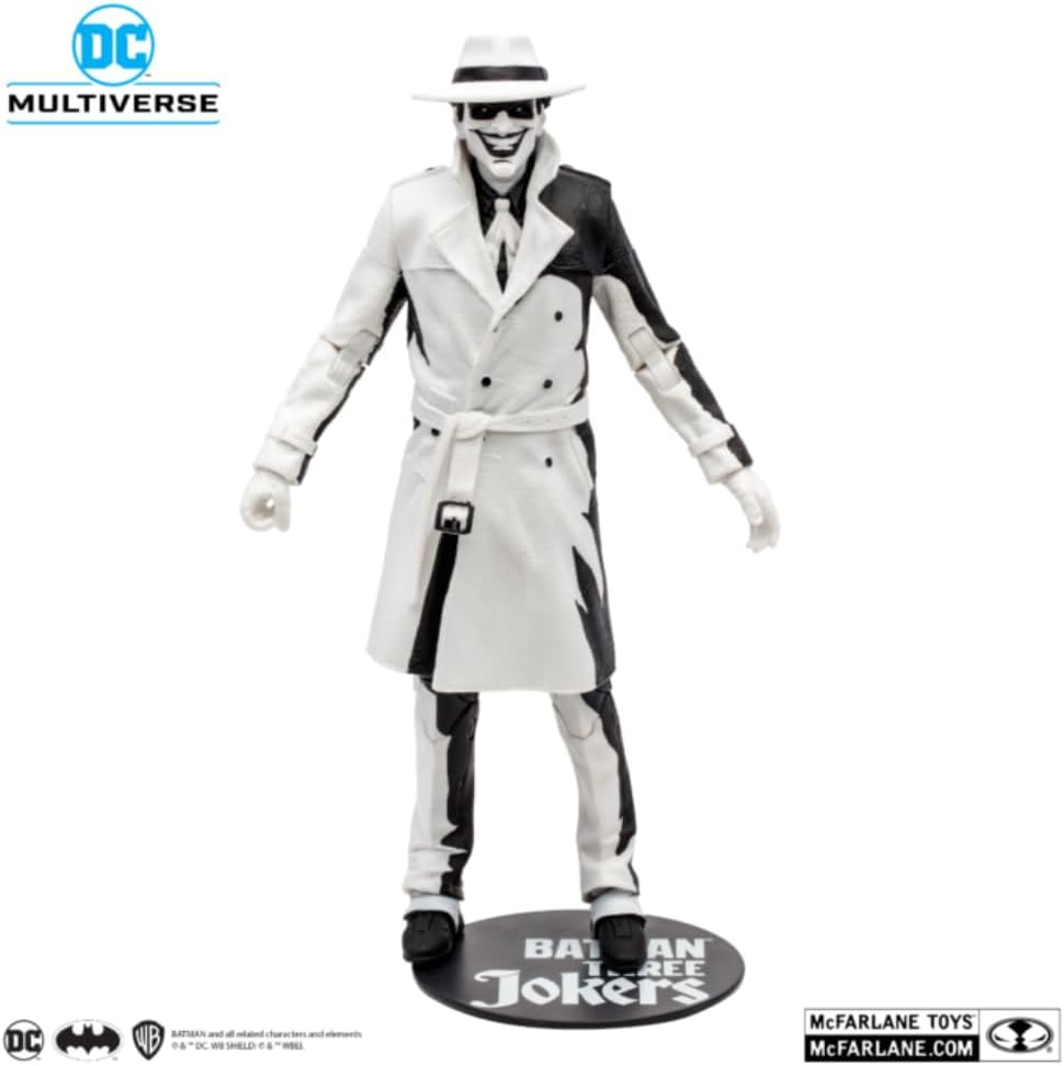 McFarlane Toys DC Multiverse The Joker Designed by Jason Fabok Sketch Edition Gold Label 7in Action Figure with Ultra Articulation, Exclusive Designer Box, Collectible Art Card