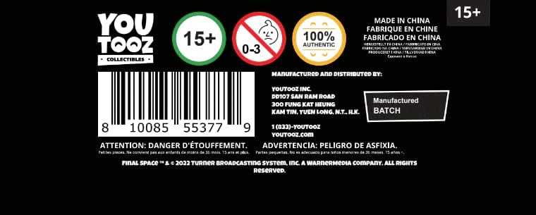 Youtooz Final Space - Figura Decorativa (9 cm), diseño de