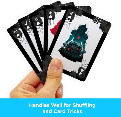 AQUARIUS IT Playing Cards - IT Movie Themed Deck of Cards for Your Favorite Card Games - Officially Licensed IT Merchandise & Collectibles - Poker Size with Linen Finish