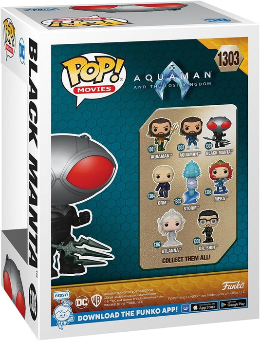 Funko POP! Movies: DC - Black Manta - Aquaman - Collectable Vinyl Figure - Gift Idea - Official Merchandise - Toys for Kids & Adults - Movies Fans - Model Figure for Collectors and Display
